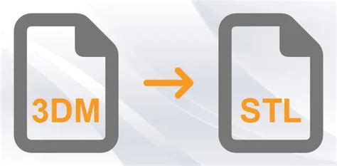 Convert 3DM to STL .